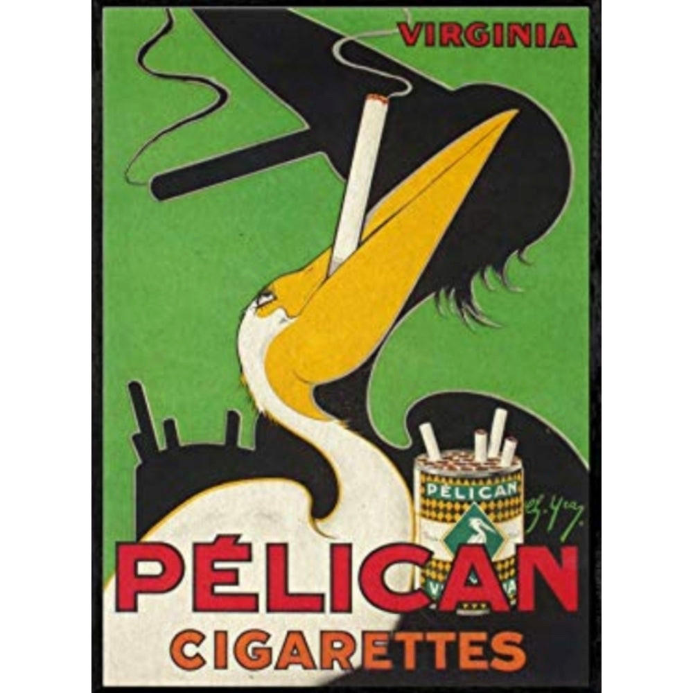 POSTER Pélican Zigaretten A3 Rahmenlos - Klar, Papier (29.7/5/42cm) - Nacnic