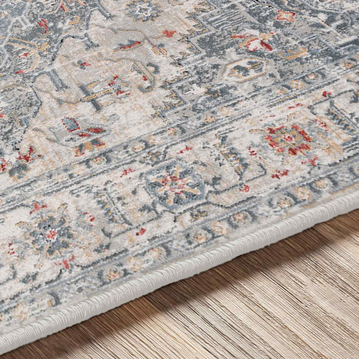 VINTAGE-TEPPICH 160/220 cm Blau - Blau, Naturmaterialien/Textil (160/220cm) - LIVABLISS