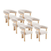 STUHL - 64 cmcm x 60 cmcm - Samt, Stoff - Beige, Naturfarben Hell - LIVELIA - Beige/Naturfarben, Textil (64/78/60cm) - Vente-Unique