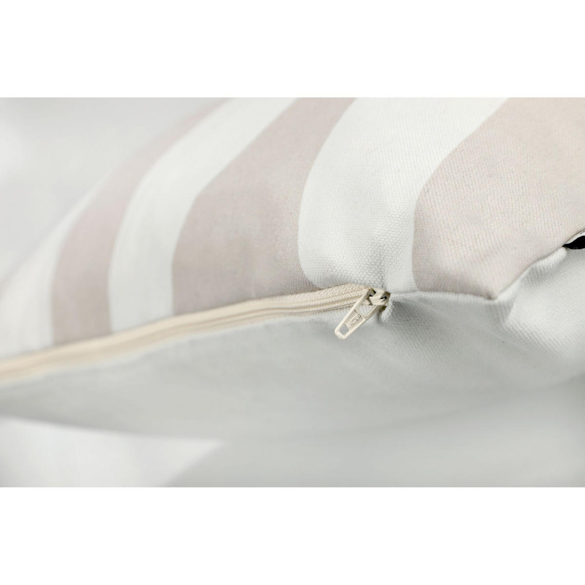 KISSENHÜLLE MODERN WAVES - Beige, Textil (45/45cm) - Tom Tailor