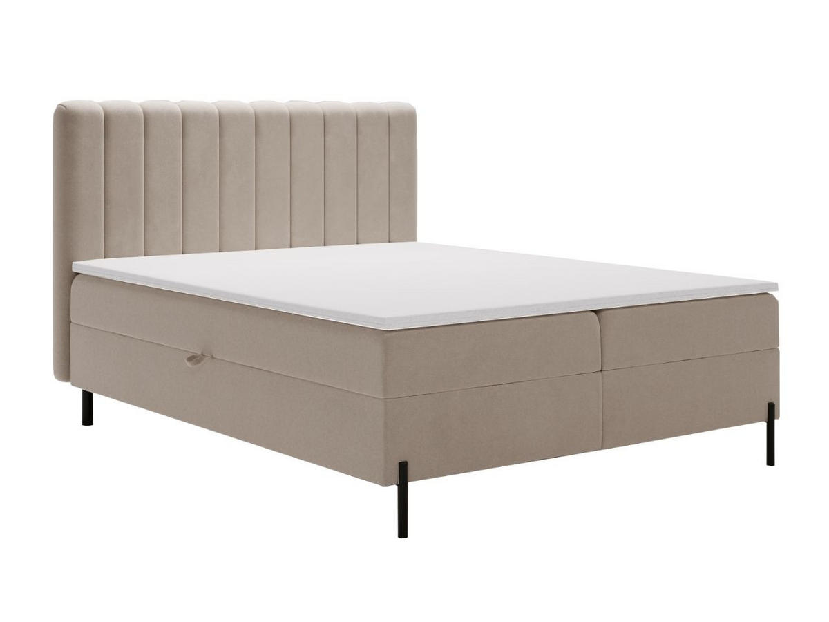BOXBETT Primavera 180x200 Beige - Beige, Holz/Textil (180/200cm) - Graingold