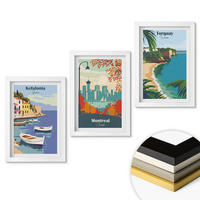 WANDBILDER 3er-Set - 20x30 cm Weißer Rahmen - Stadtansichten aus Griechenland, Kanada und Australien - Weiß, Kunststoff (20/30cm) - ArtPrintCave