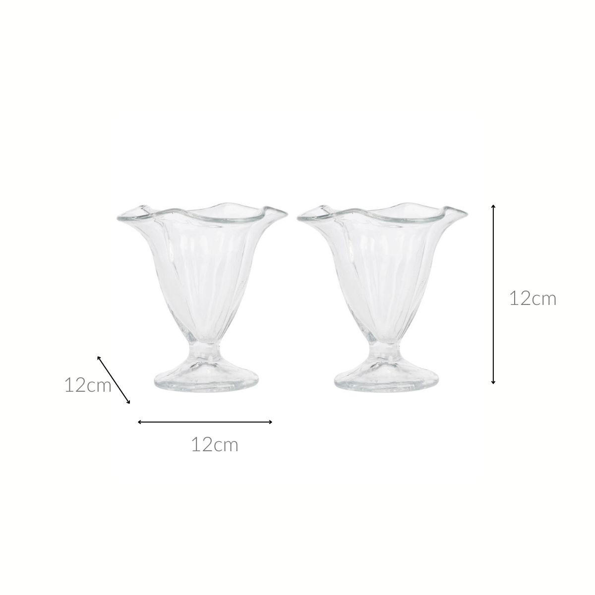 EISBECHER Couple 150 ml 2er-Set - Transparent, Glas (12cm) - Home Styling Collection