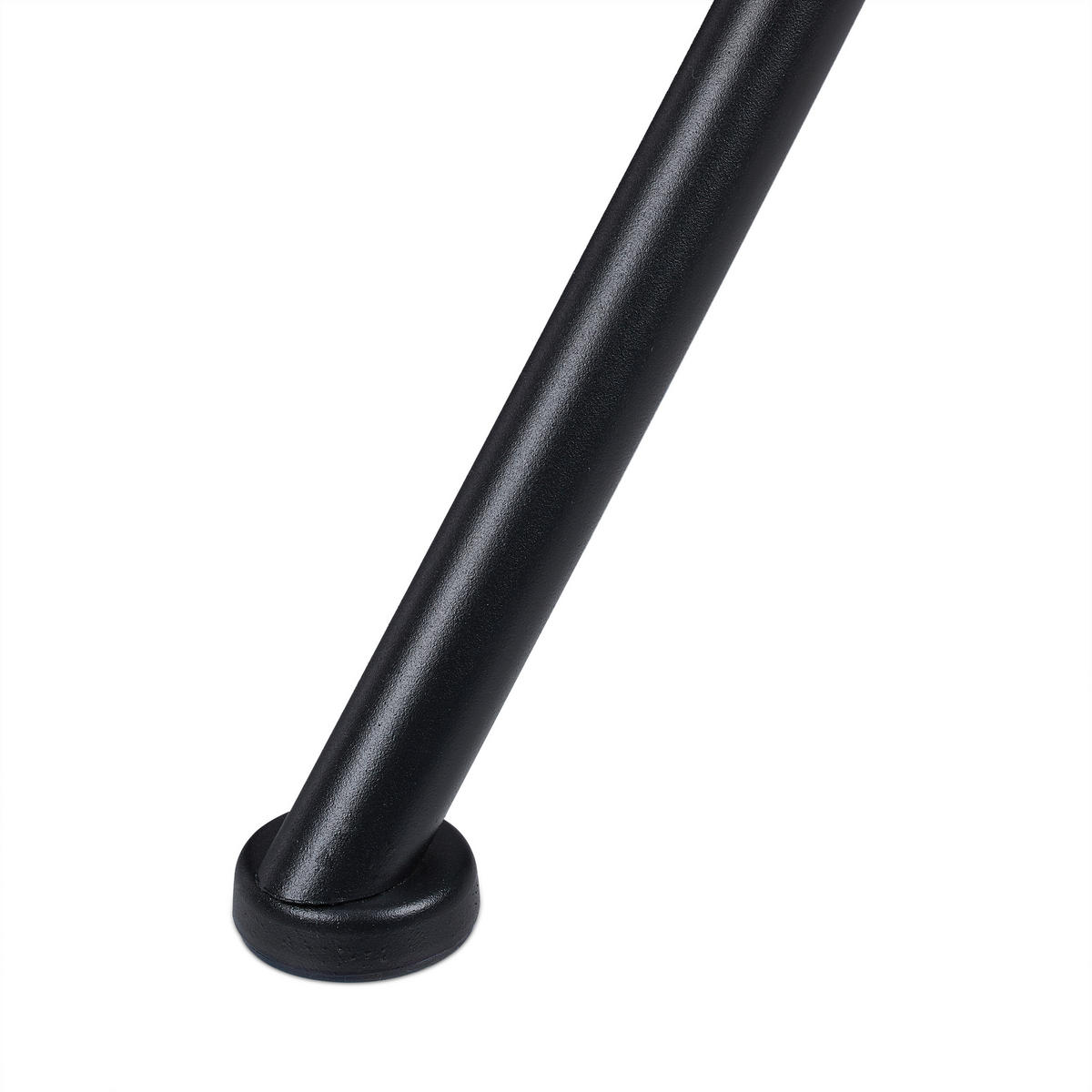 GARTENTISCH - Schwarz, Metall (70/70/72cm) - Relaxdays