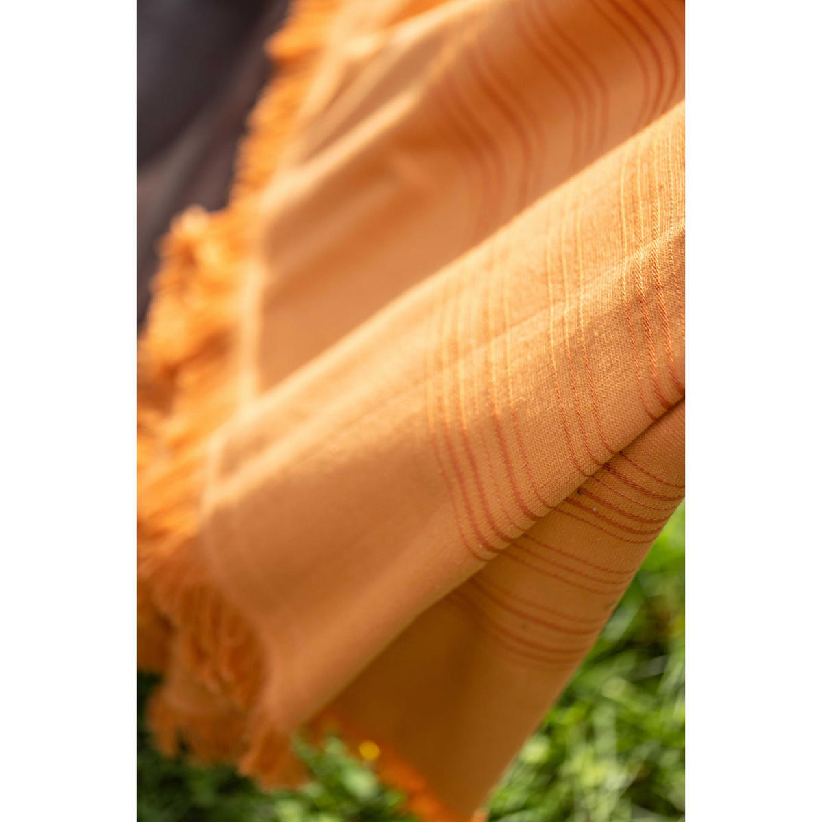 HAMMAM-TUCH Cancun pumpkin 90 x 180 cm - Orange, Textil (90/180cm) - Vivaraise