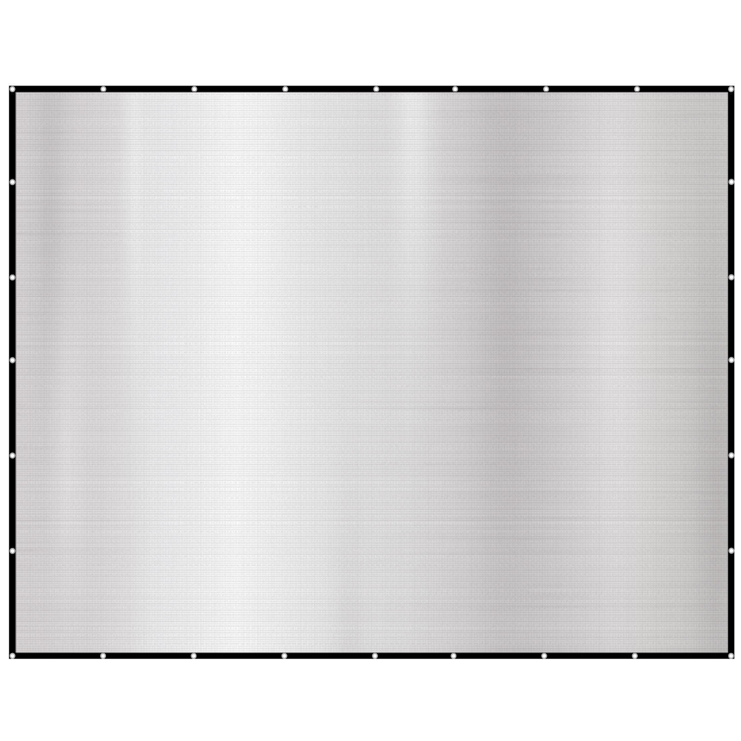 ALUMINIUM-SCHATTENNETZ 3/4 m, Silberfarben - Grau, Metall (400/300cm) - Amanka