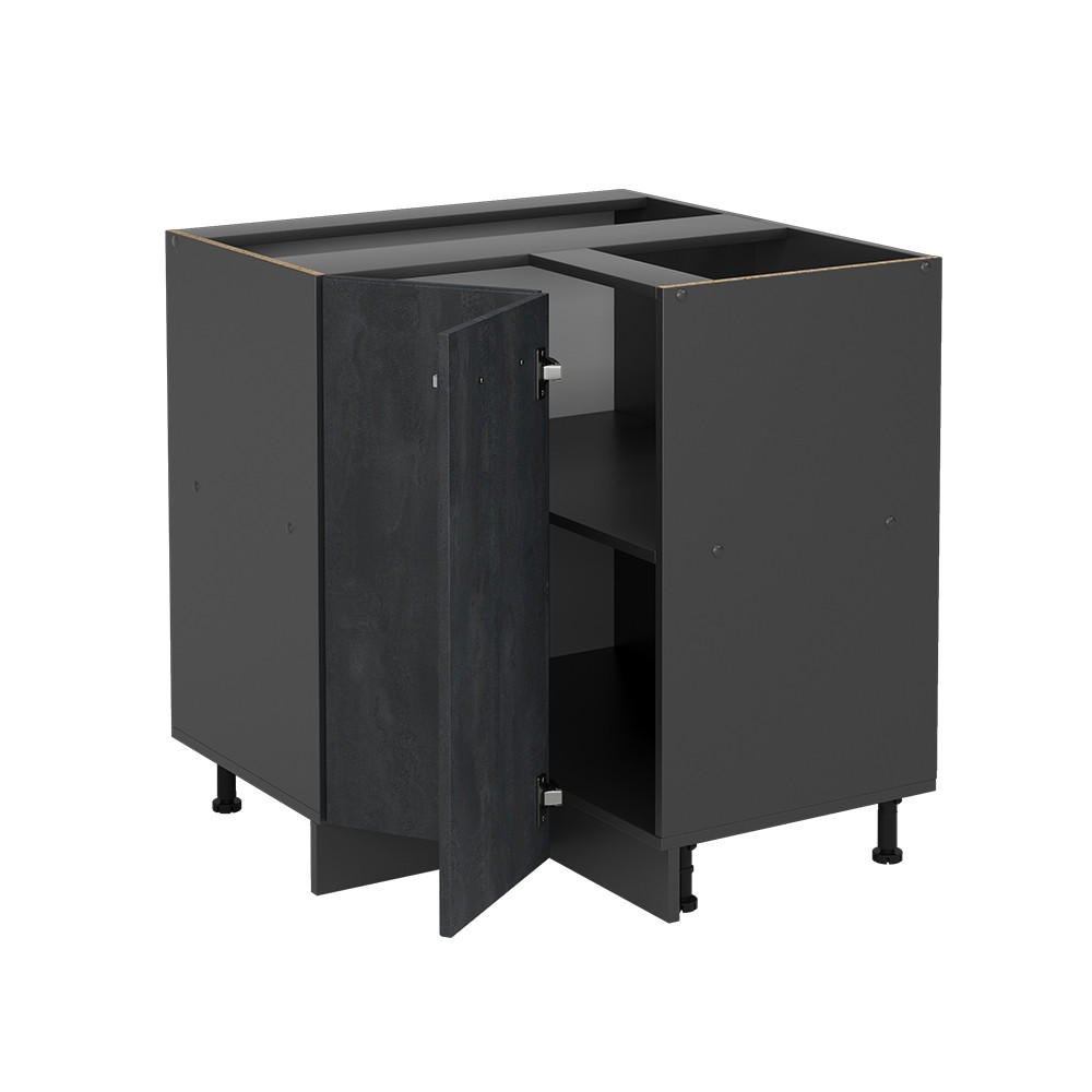 Vicco ROHOVÁ SKŘÍŇKA R-Line Černý beton 75.6 cm PD Dub