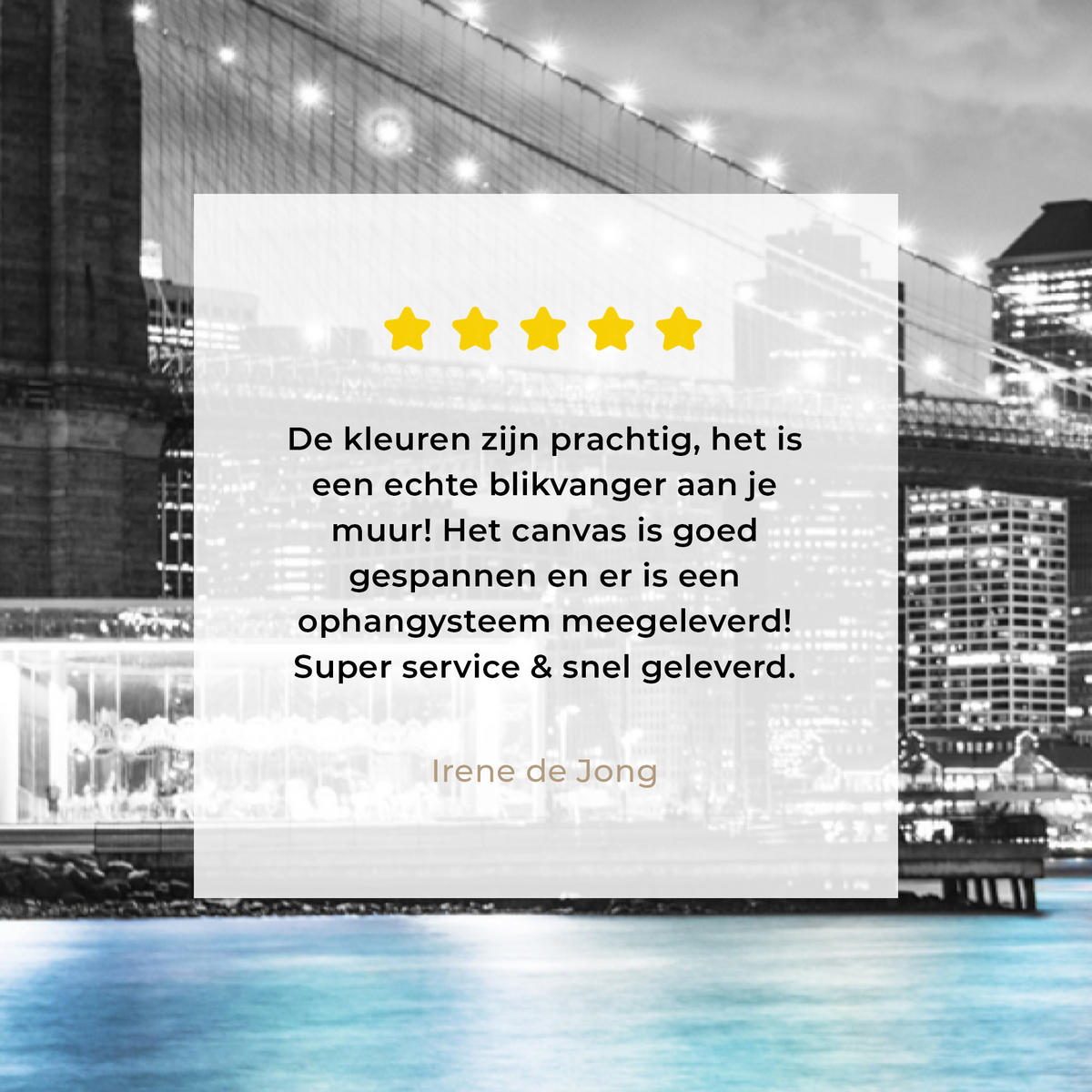 LEINWANDBILD New York - Skyline - Stadt - Blau Wanddeko Schlafzimmer 60x90 cm - Blaugrau, Textil (60/90cm) - MuchoWow