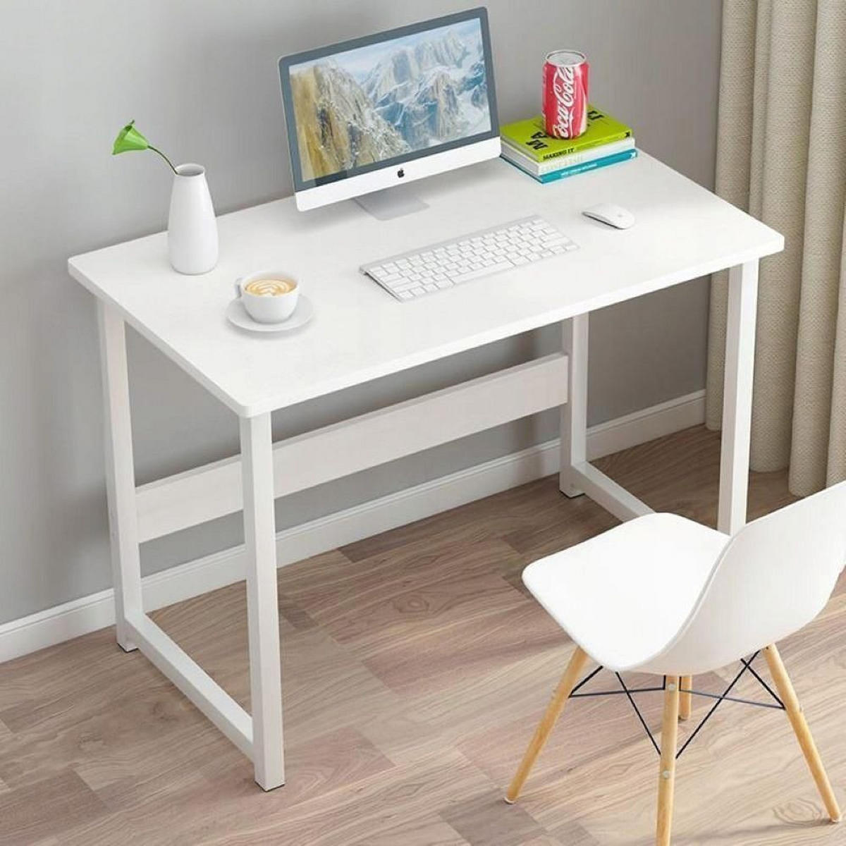 SCHREIBTISCH, weiß 80/37/73 cm - Weiß, Holzwerkstoff (40/86/6cm)