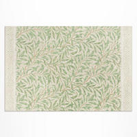 TEPPICH 120x180 cm Blattillustration von William Morris - Grün, Kunststoff (120/180cm) - Wallfluent