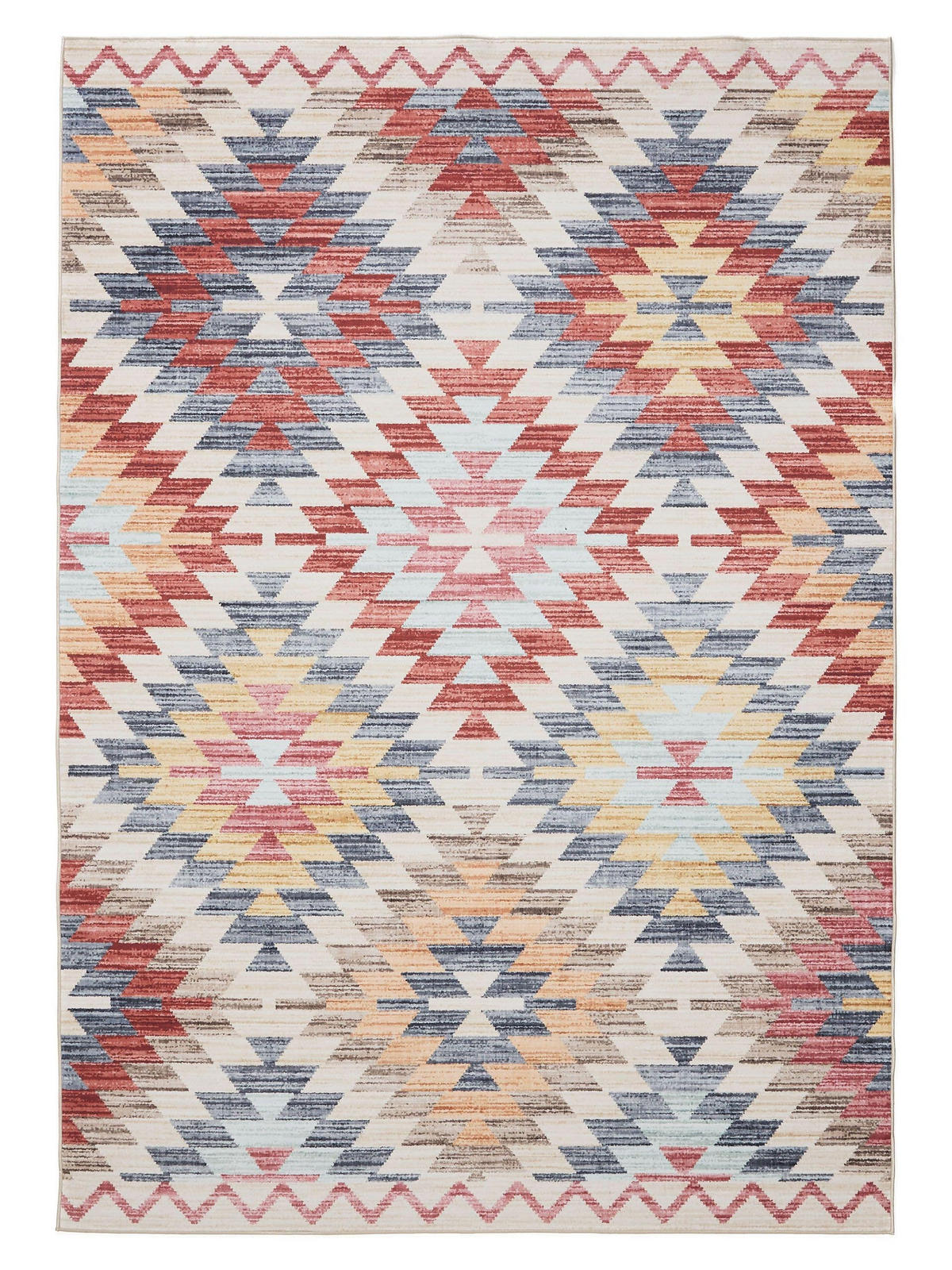 VINTAGE-TEPPICH George waschbar 240x340 cm - Beige/Multicolor, Kunststoff (240/340cm) - benuta