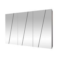 DREHTÜRENSCHRANK Zen 6L 300 cm - Schwarz/Weiß, Holzwerkstoff/Kunststoff (300/202/50cm) - MIRJAN24
