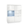 HIGHBOARD Metro Einsatz in Denim matt - Pastellblau, Holzwerkstoff (103/123/38cm) - Vladon