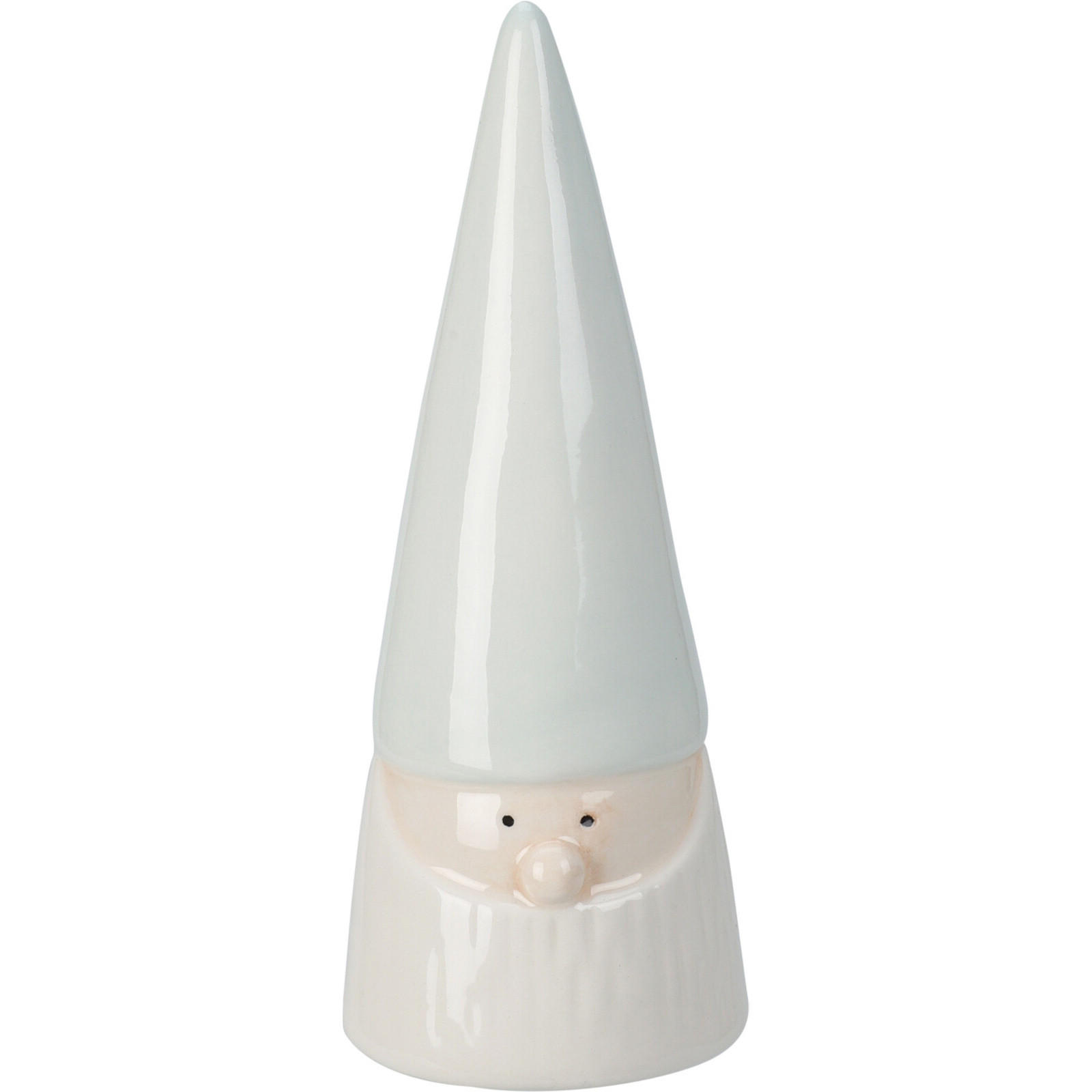 WEIHNACHTSDEKO Wichtelmännchen 5,7/5,7/15 cm - Weiß, Keramik (5.7/15/5.7cm) - Home Styling Collection