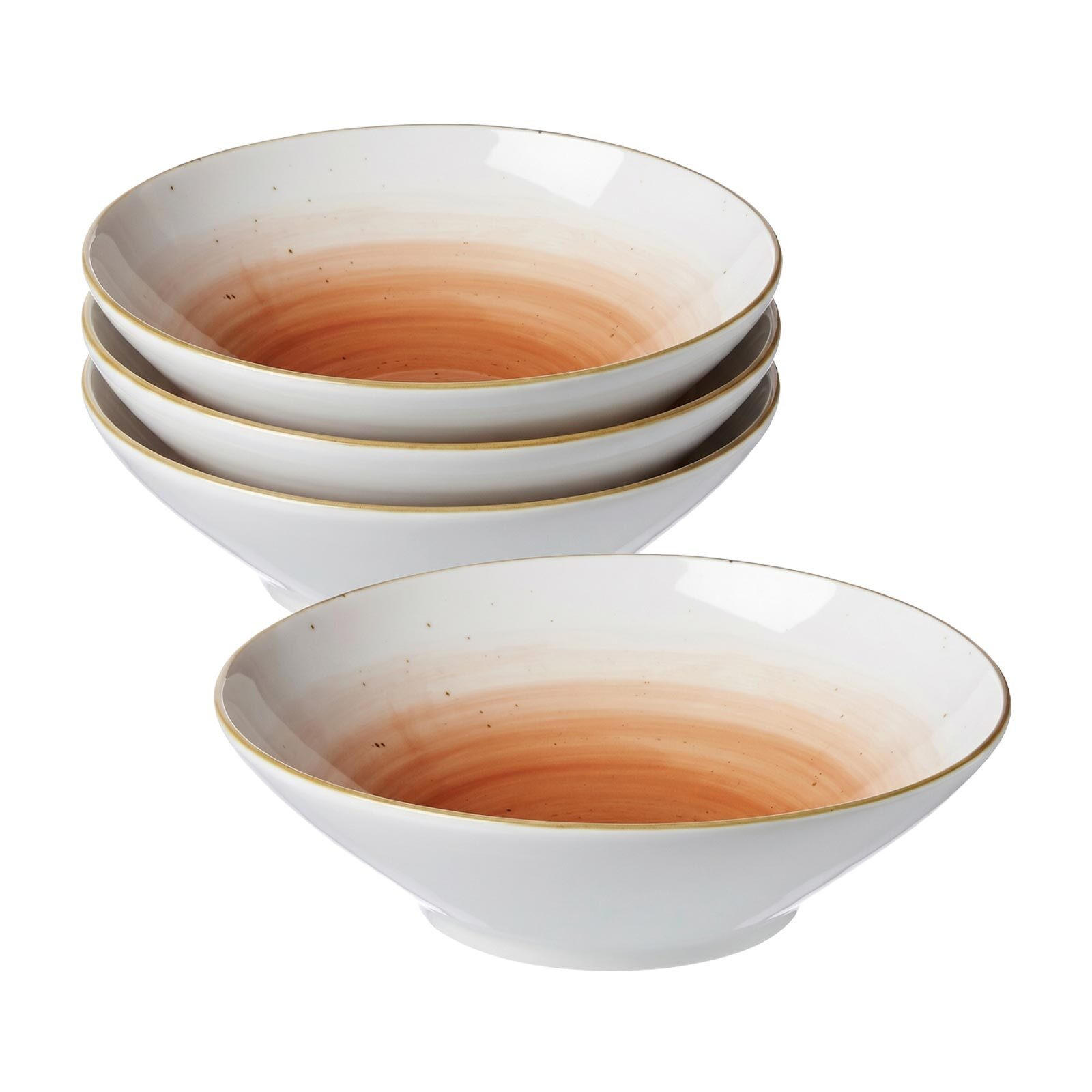 SERVIERSCHALEN Cosmo orange ø 17,5 cm 4er Set - Orange, Keramik (17.5cm) - Ritzenhoff Breker