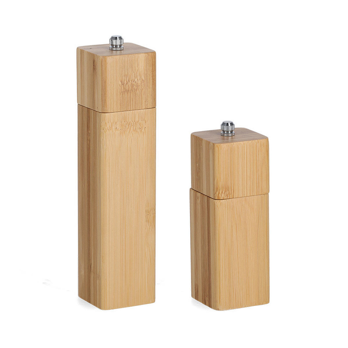GEWÜRZMÜHLE für Salz und Pfeffer 5/5/13,5 cm - Braun, Naturmaterialen (5/13.5/5cm) - ZELLER