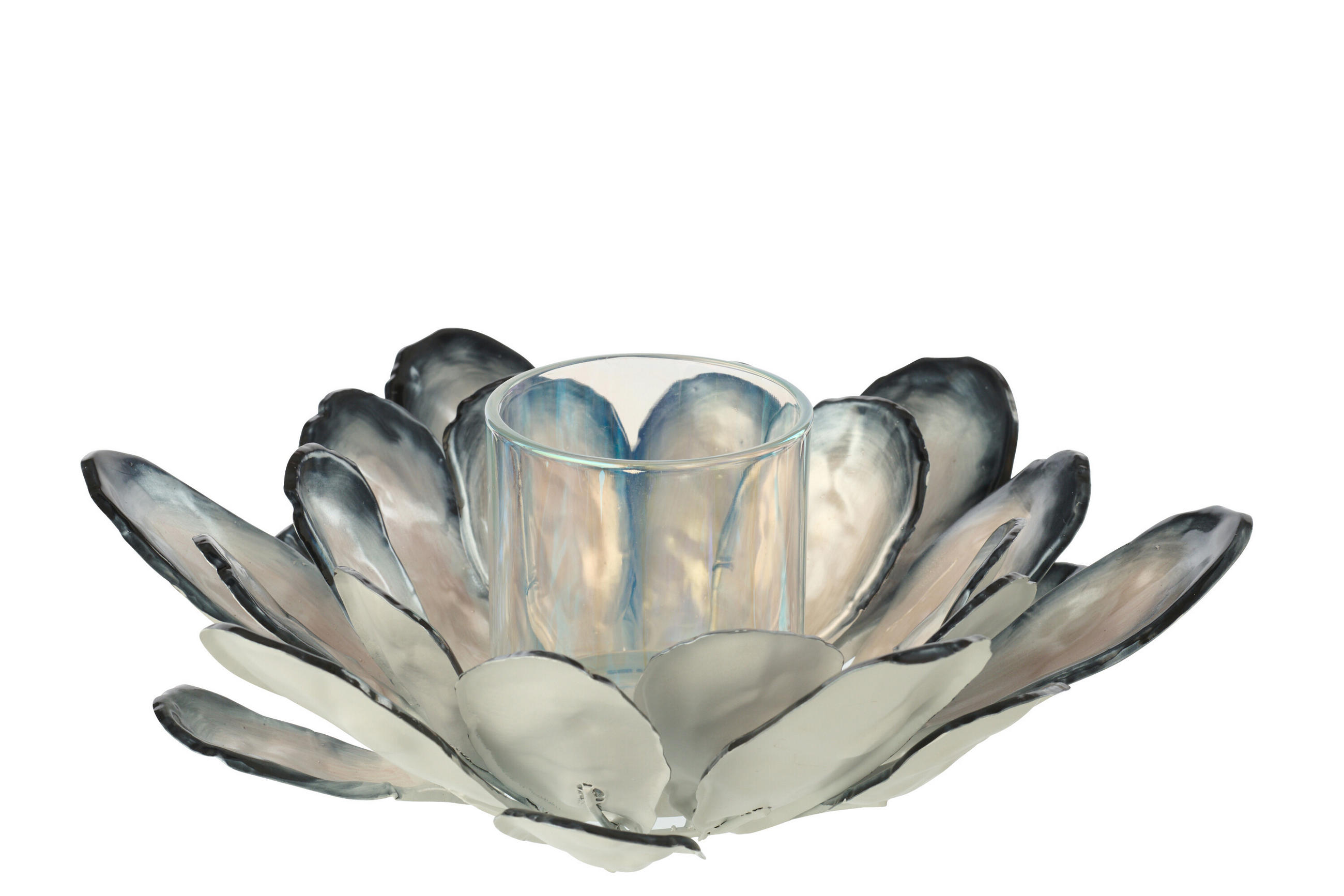 WINDLICHT SHELL - Blau, Metall (25.5/10cm) - J-Line