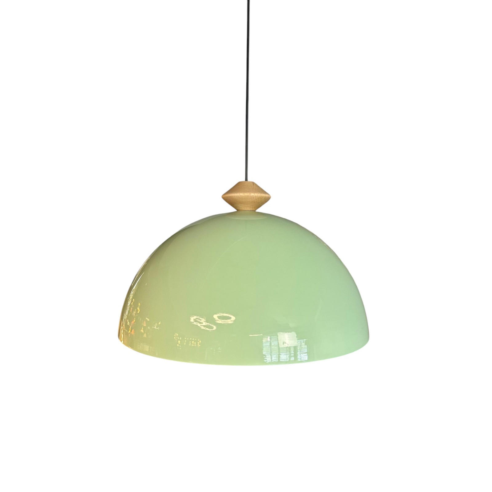 PENDELLEUCHTE QLinate - Mintgrün, Metall (40/40/23cm) - Bamyum