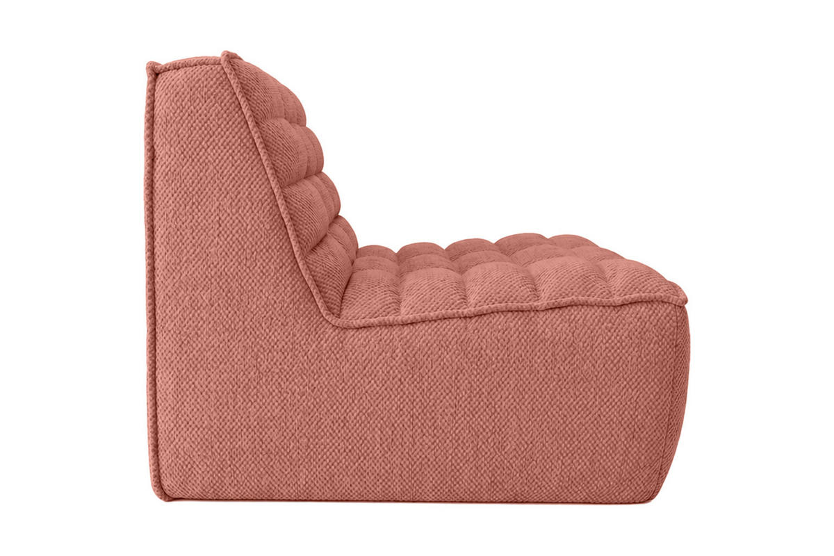 KŘESLO, lounge křeslo, plyšová tkanina Pop, Růžová, LAZY - růžová, dřevo (80/76/93cm) - Kaiser Möbel