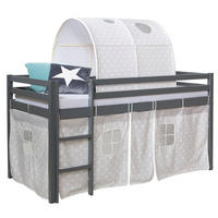 HOCHBETT 90/200 cm Tunnel Grau - Grau, Holz - Homestyle4u