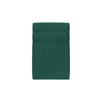 KOPFTEIL Modell Linien – Grüner Samtstoff 90 cm - Beige/Grün, Holz (90/120/10cm) - Sommeil de Plomb