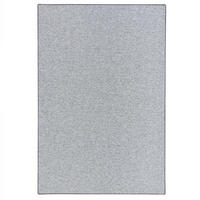 FEINSCHLINGEN VELOUR TEPPICH STRONG - Silberfarben, Textil (133/133cm) - Snapstyle