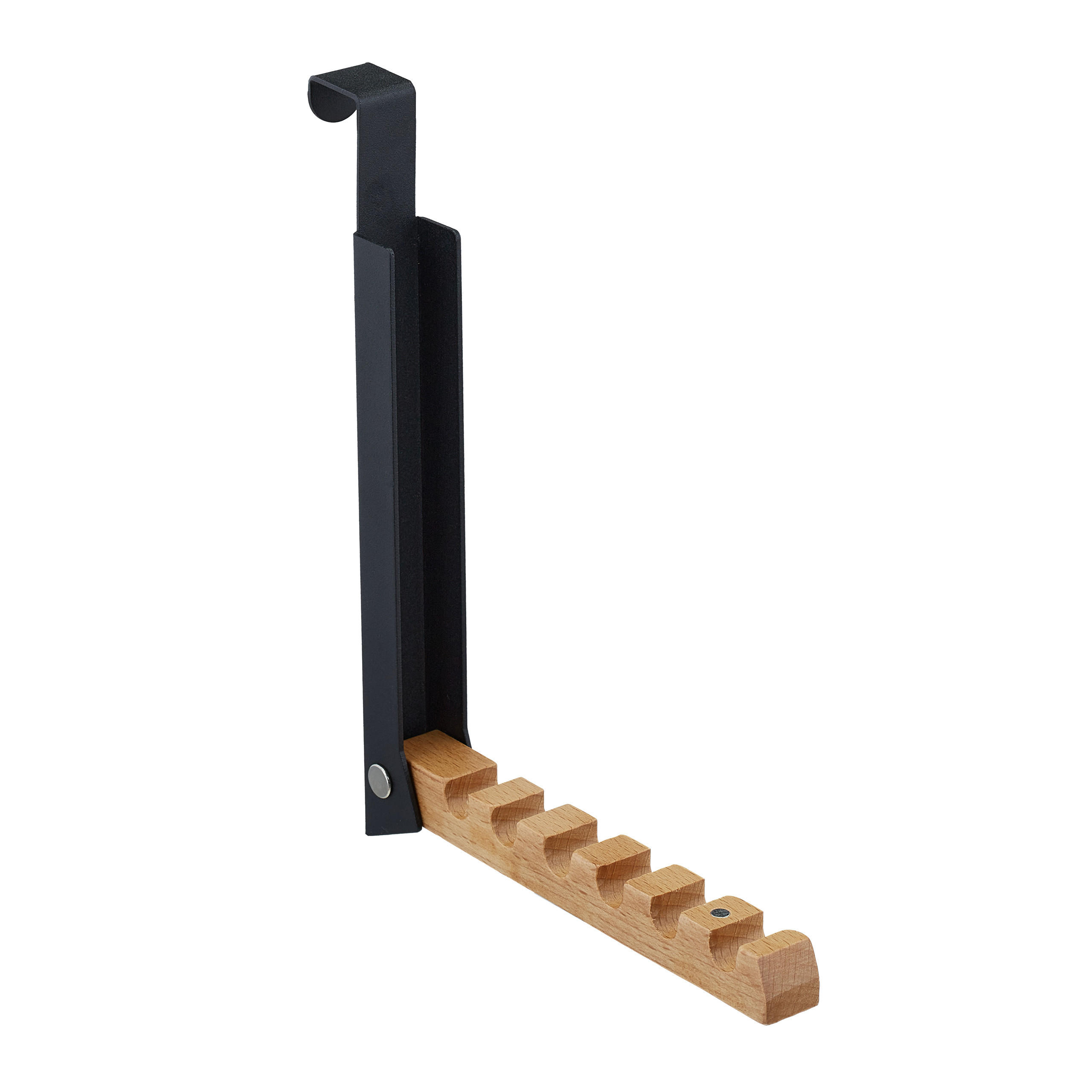 TÜRGARDEROBE klappbar - Multicolor, Holz/Metall (2.5/21/18cm) - Relaxdays