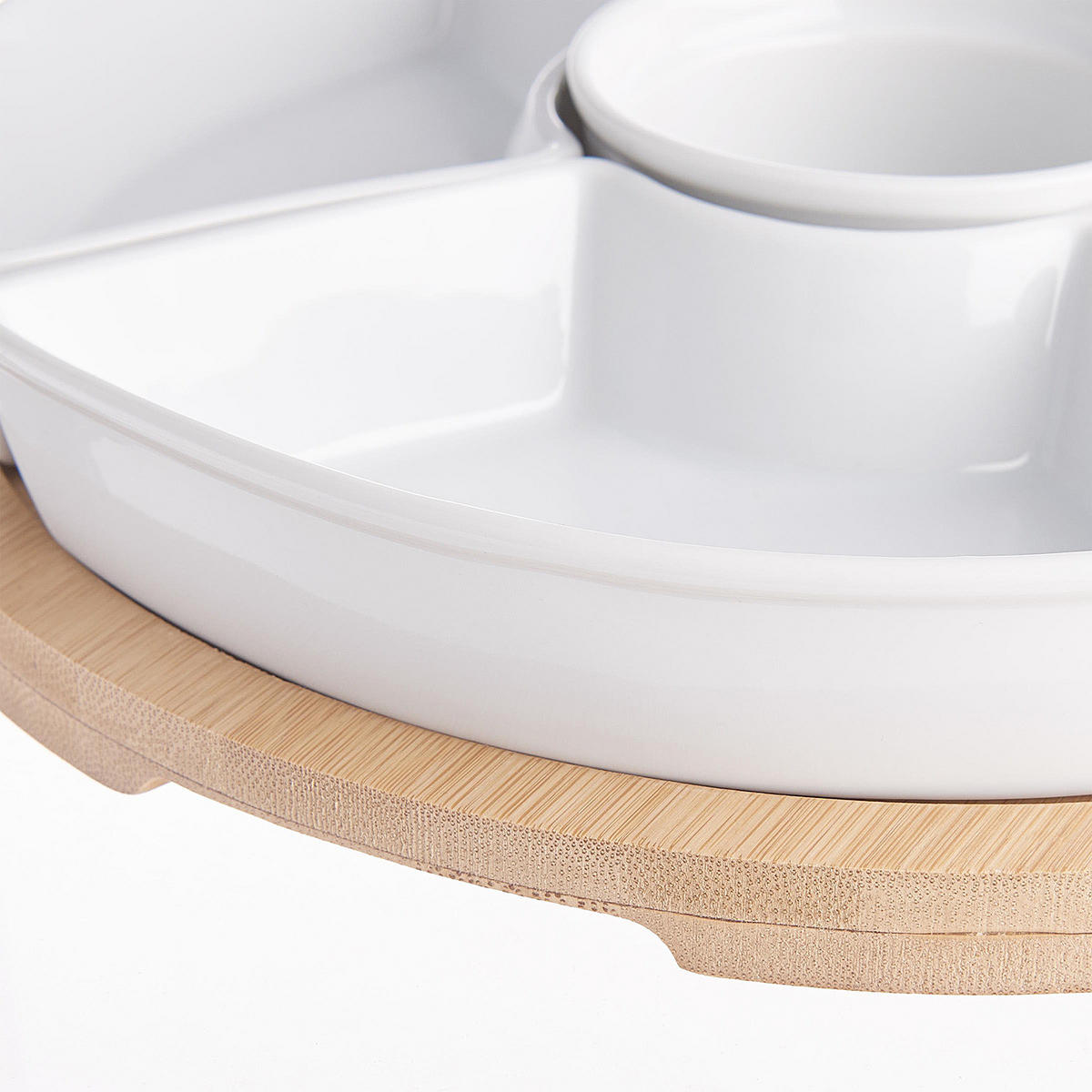 SNACKSCHALEN-SET (6-teilig) Appetizer - Weiß, Keramik (26/26/4.5cm) - Butlers