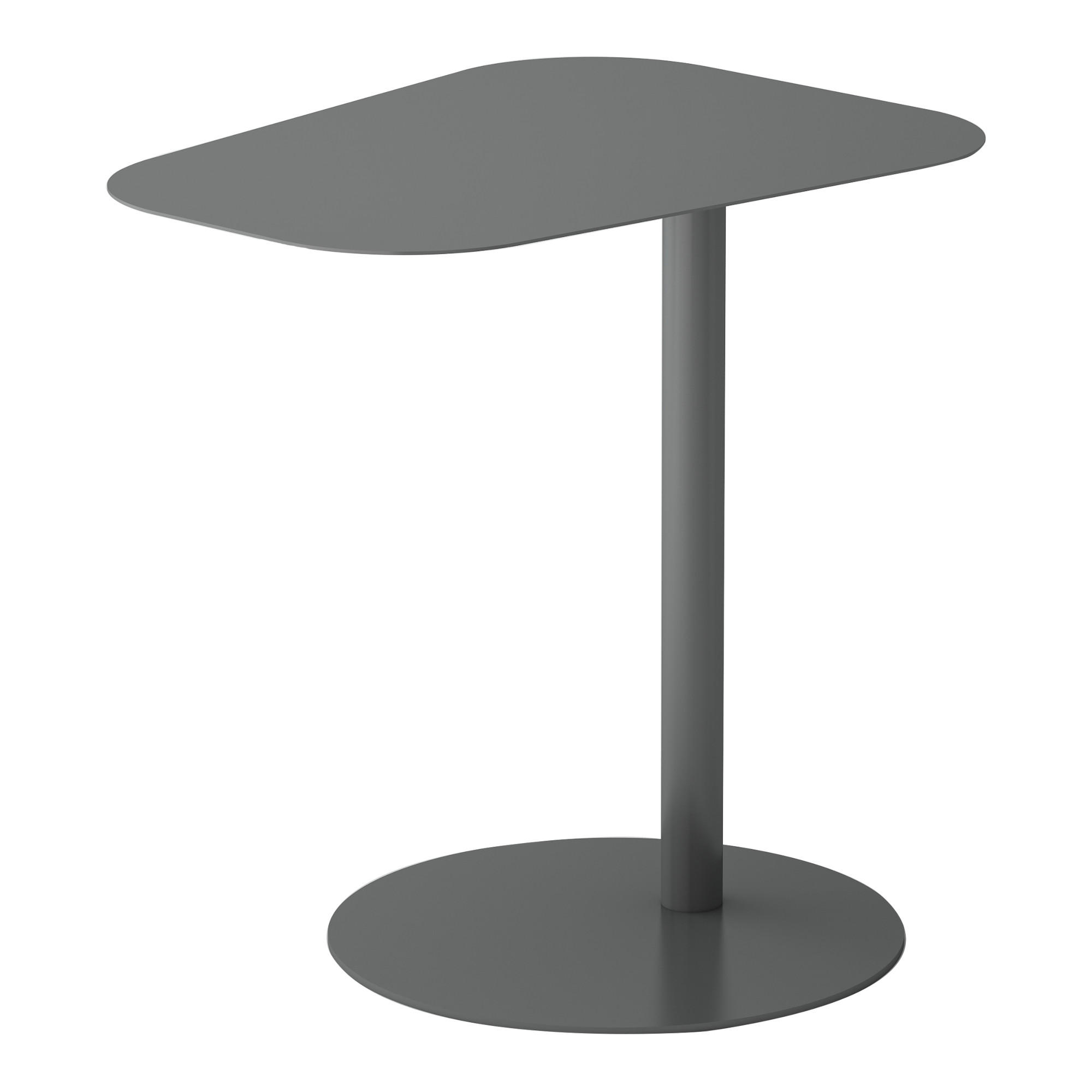 BEISTELLTISCH Nastätten - Grau, Metall (38/50/50cm) - [en.casa]