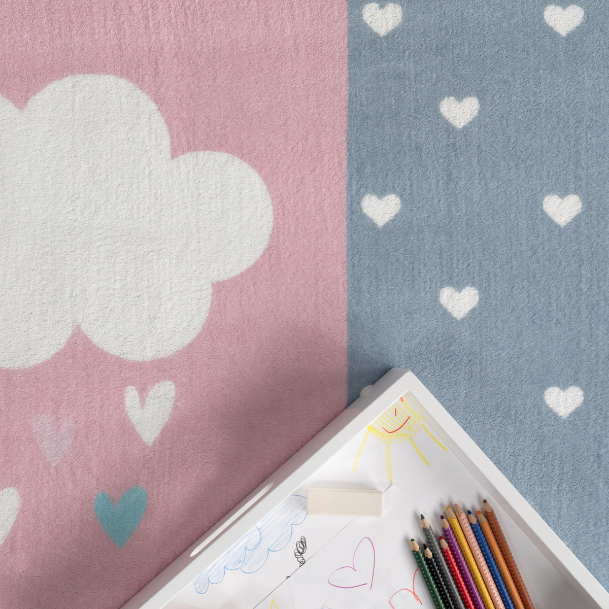 KINDERTEPPICH 160/220 cm Eliz 396 - Pink, Textil (160/220cm) - Paco Home