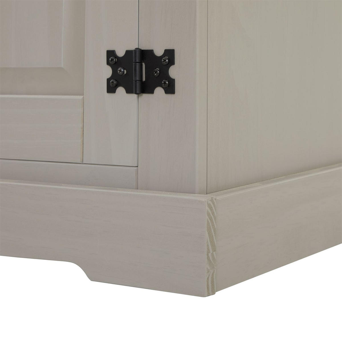 ANRICHTE TEQUILA - Braun/Grau, Holz (133/85/44cm) - IDIMEX