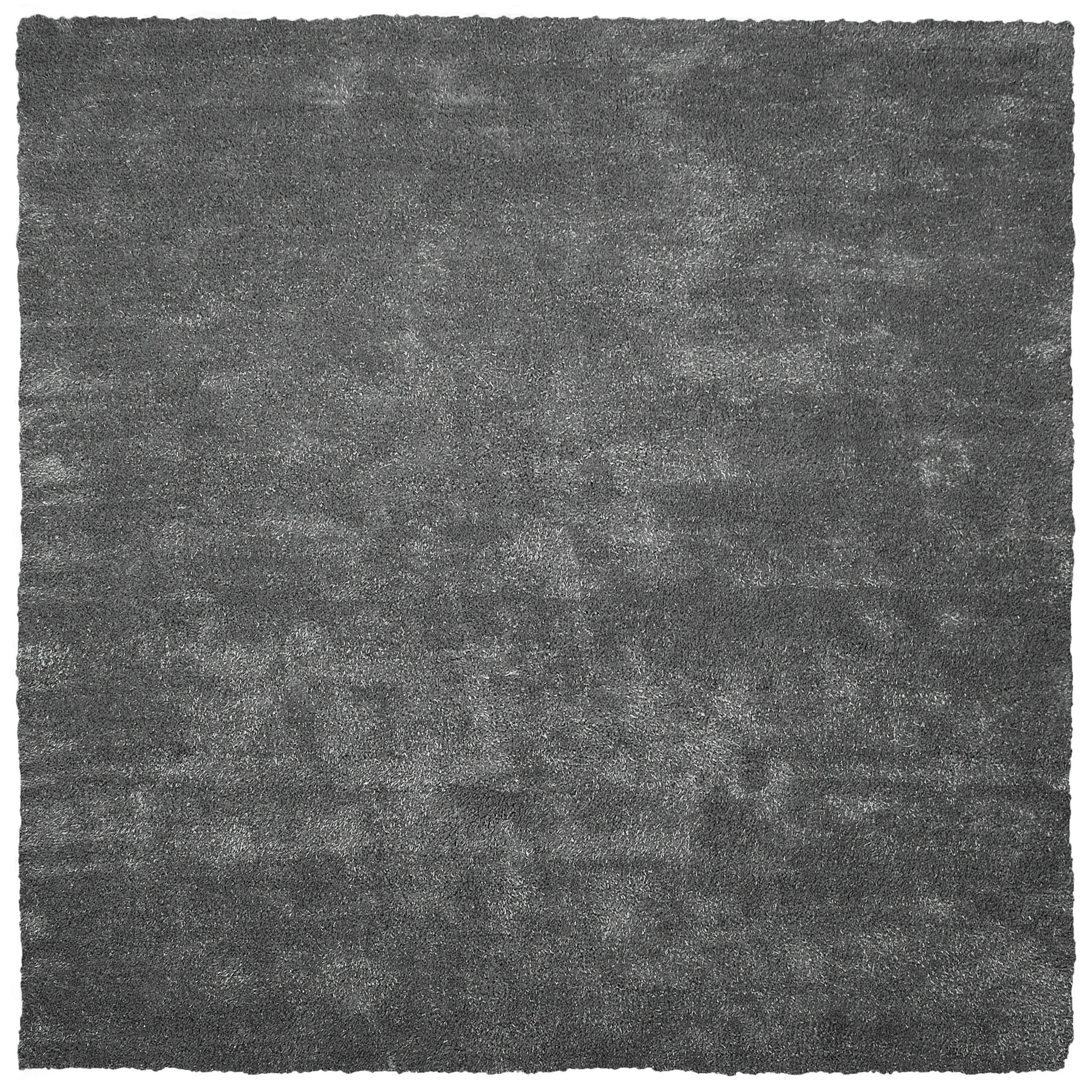 SHAGGY-TEPPICH Demre 200/200 cm - Grau, Kunststoff (200/200cm) - Beliani
