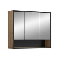 SPIEGELSCHRANK Klara (B/H/T: ca. 80/68/19 cm) in Artisan Oak Nachbildung/Artisan Oak Nachbildung - Eiche Artisan, Holzwerkstoff (80/68/19cm)