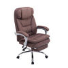 BÜROSTUHL XL Troja, Stoff Braun - Braun, Textil/Metall (67/122/67cm) - TPFLiving