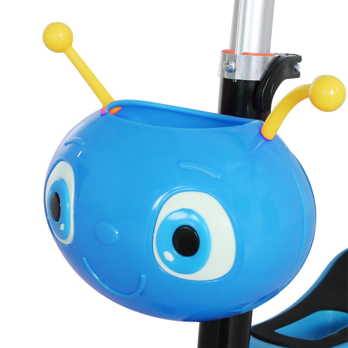 KINDERSCOOTER DE-16921 5-in-1 mit Sitz & Rückenlehne Blau - Blau, Metall (62/25/73cm) - ComfortXL