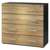 KOMMODE Pavos Eiche Natur - Eichefarben, Holzwerkstoff (76/72/35cm) - Vladon