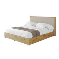 POLSTERBETT mit Bettkasten und Lattenrost, Boxbett mit Kopftei und Stauraum ohne Matratze - ENZO10 140x200 Creme - Beige, Holzwerkstoff/Textil (140/200cm) - ALTDECOR