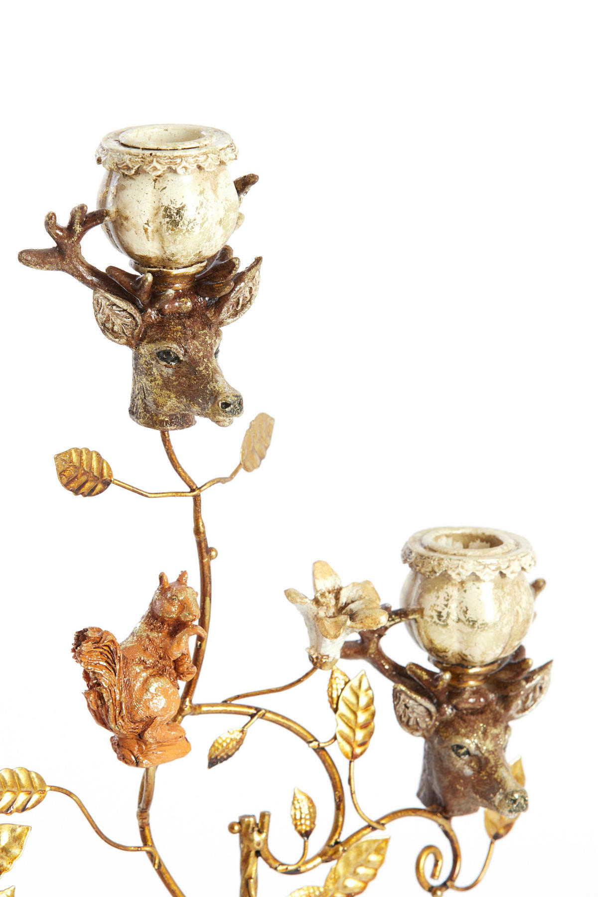 KERZENHALTER Soryn Orange 29.5/12.5/44 cm - Orange, Metall (12.5/44/29.5cm) - Light & Living