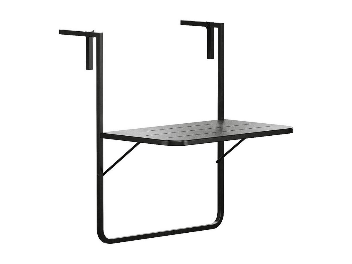 GARTENTISCH - 1 Person - Metall - Schwarz - Schwarz, Metall (55/60/74cm) - Vente-Unique