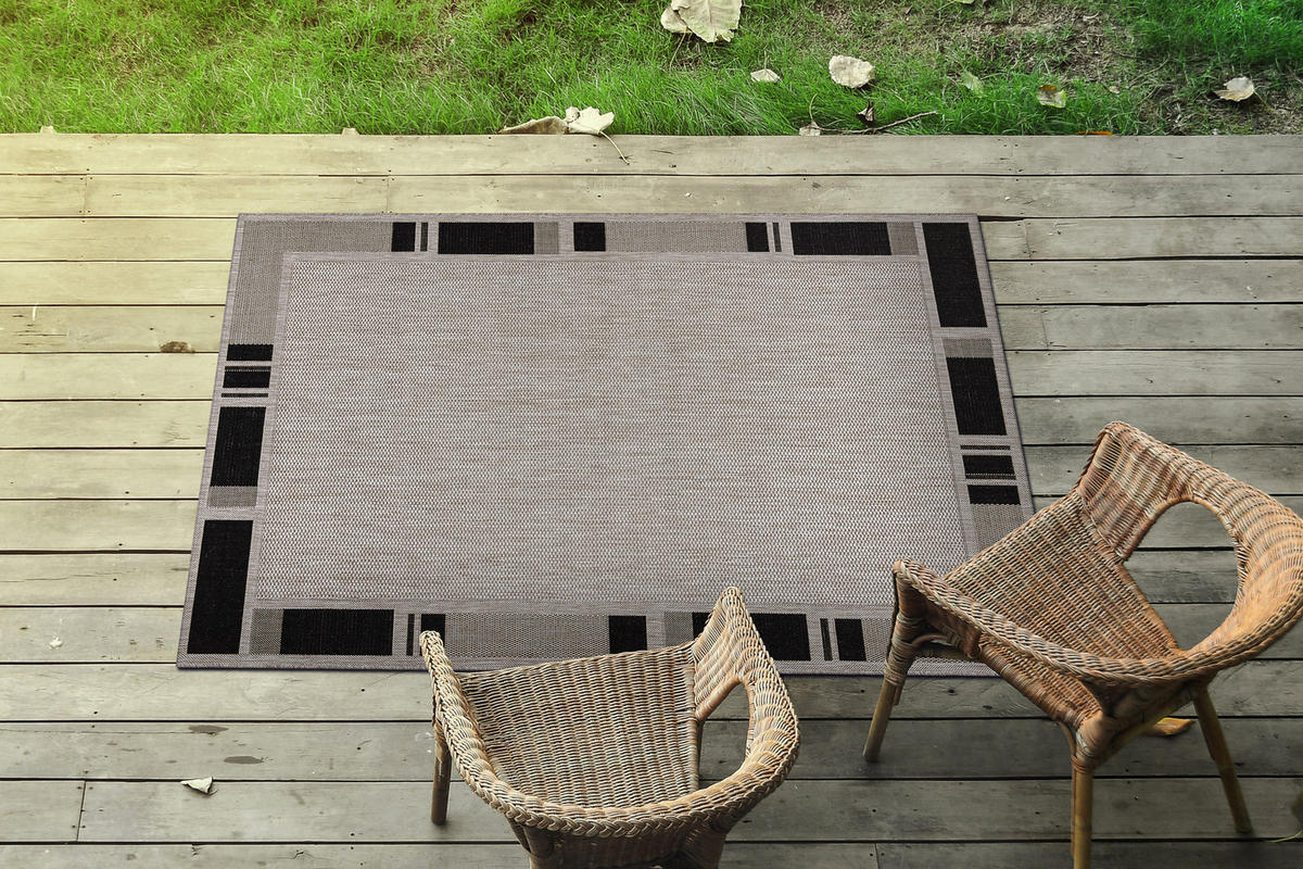 TEPPICH Floorlux 240/330 cm - Grau, Textil (240/330cm) - rugsX