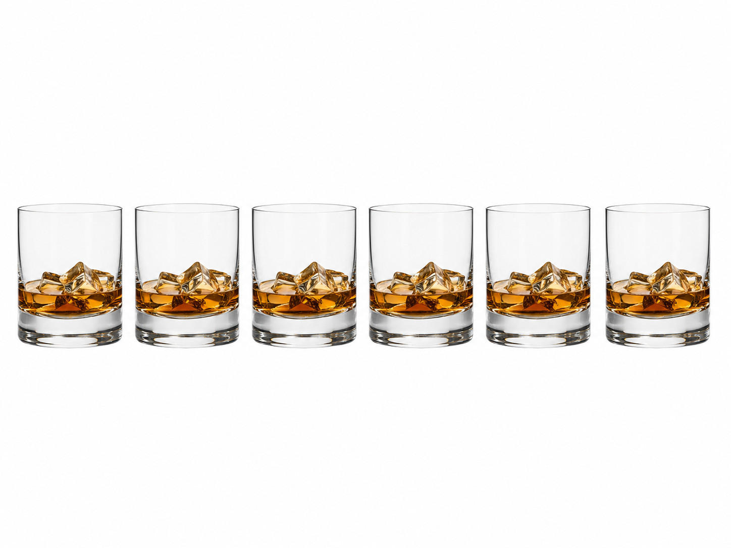 WHISKYGLÄSER STERLING, 6ER-SET, 300 ML - Transparent, Glas (0.3L) - Krosno Glass