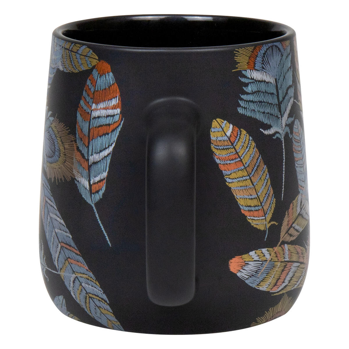 KAFFEEBECHER Shiny Feathers - Naturfarben, Keramik (0.4L) - Könitz
