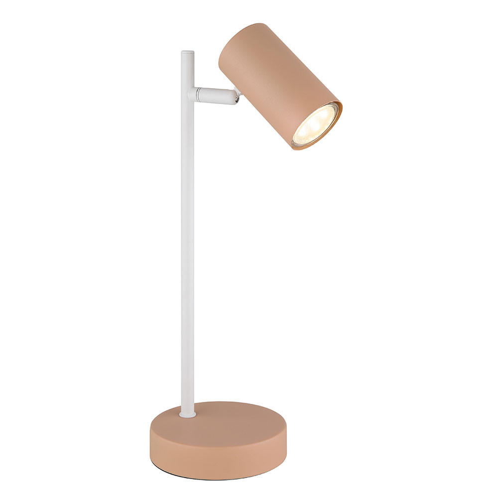TISCHLEUCHTE ROBBY Metall Beige, Spot beweglich - Beige, Metall (13.2/12/35cm) - Globo Lighting