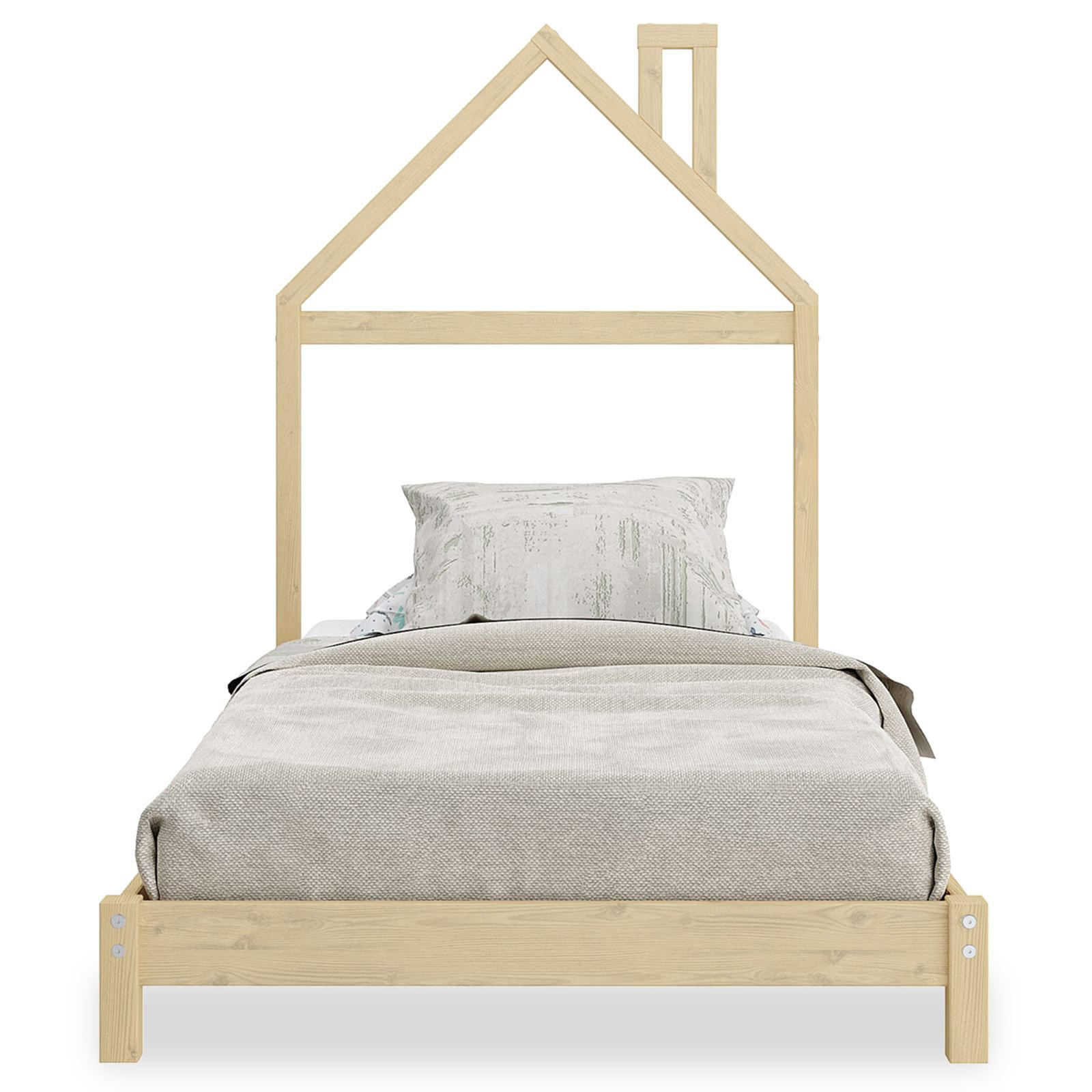 KINDERBETT LIZ 90X200 CM - Naturfarben, Holz (90/200cm) - IDIMEX