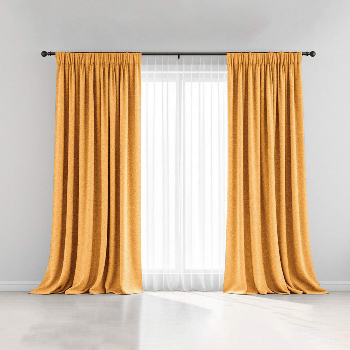 SCHLAUFENVORHANG FUN - Gelb, Textil (130/1/250cm) - Esprit