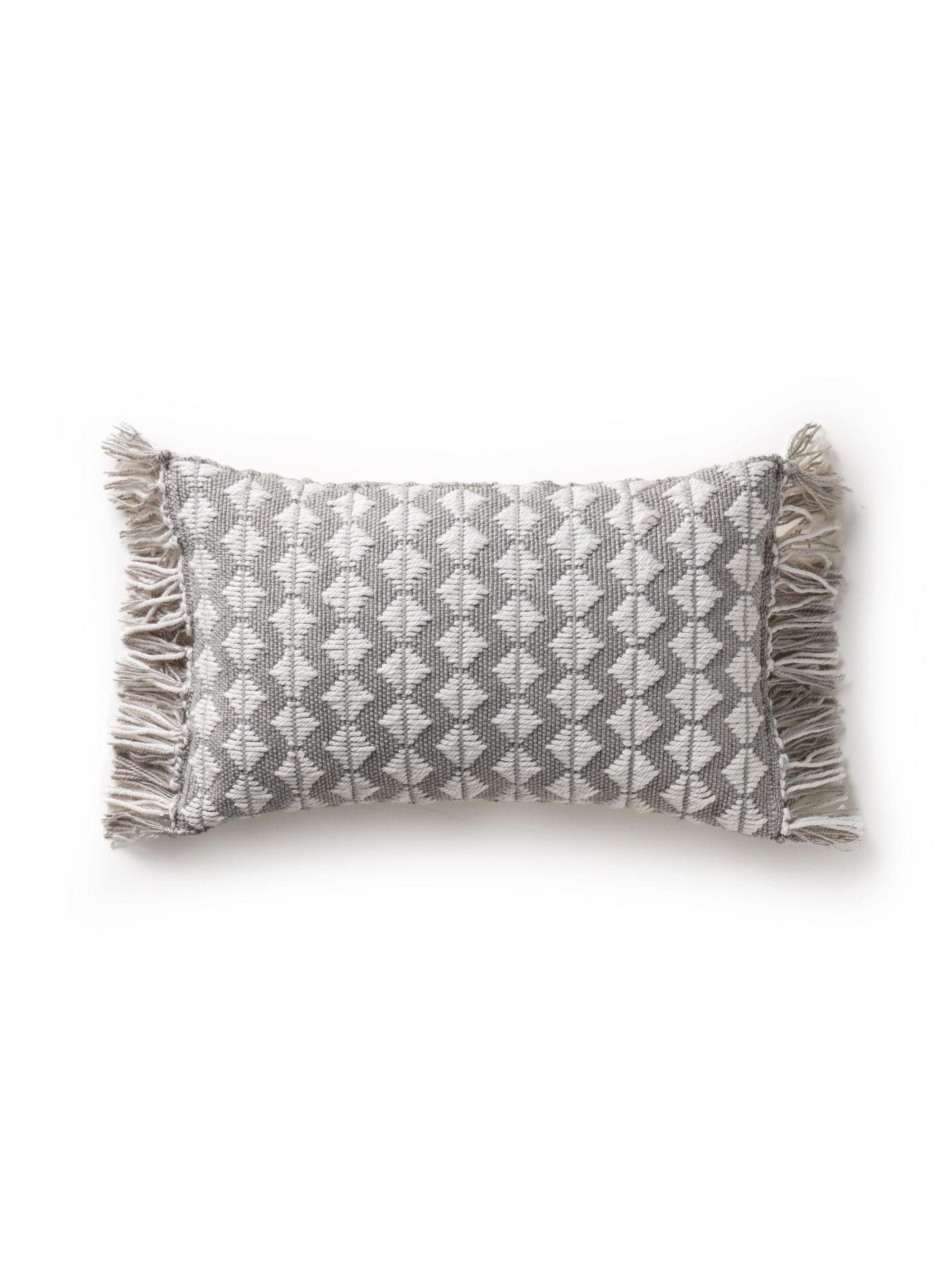 OUTDOORKISSEN Morty Grau 30x50 cm - Grau, Textil (30/1cm) - KUNSTLOFT
