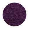 TEPPICH Hochflor Shaggy Uni Style Polypropylen Wohnzimmer Violett Rund 200x200 - Lila, Textil (200/200cm) - KADIMA DESIGN