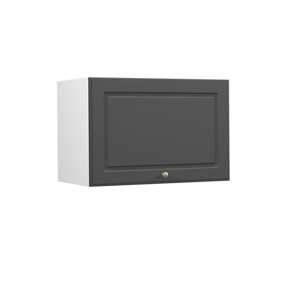 HÄNGESCHRANK Fame-Line Anthrazit-Gold 60 cm Flach - Anthrazit/Weiß, Holzwerkstoff (60/40/34.1cm) - Vicco