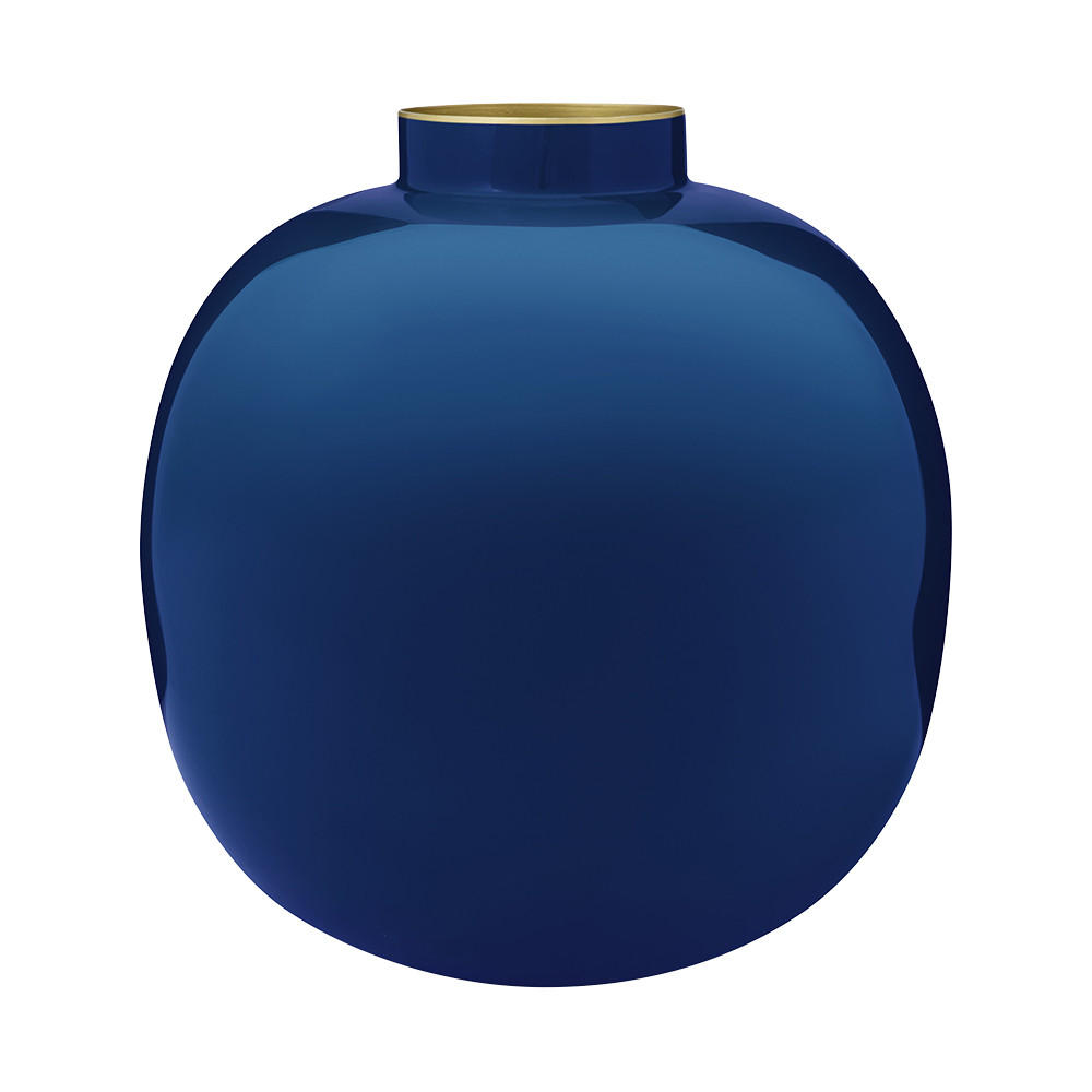 VASE Metal blau 23 cm - Blau, Metall (23cm) - Pip Studio