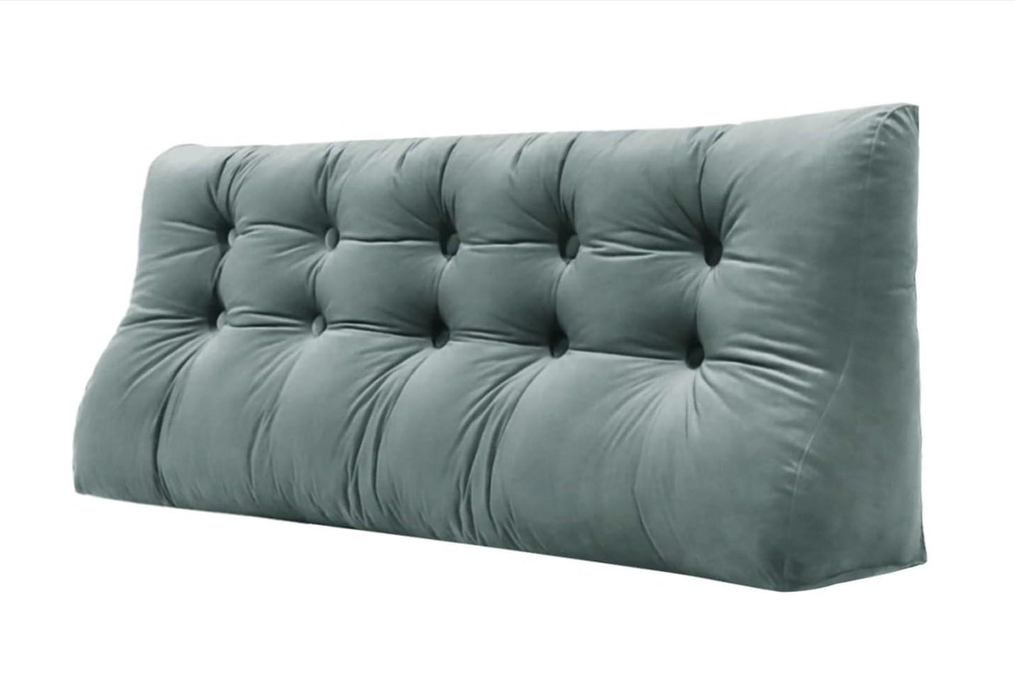 RÜCKENKISSEN Körperkontur Samtlook Grau 160 cm - Grau, Textil (55/160cm) - Vercart